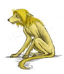  canine chimera dog edward:elric feral feriowind fullmetal_alchemist hair human hybrid male mammal plain_background sad white_background 