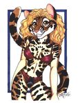  absurd_res anthro feline female hi_res lingerie mammal pinup pose solo terrie_smith tiger 