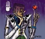  apple bag doctor faust_(guilty_gear) fighting_game food fruit guilty_gear guilty_gear_strive guilty_gear_xrd highres holding holding_food holding_fruit non-web_source paper_bag 