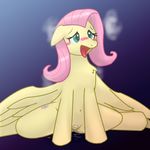  blush equine female feral fluttershy_(mlp) friendship_is_magic fur green_eyes hair horny kushina13 mammal my_little_pony navel pegasus pink_hair pussy pussy_juice sitting solo tongue tongue_out wet_pussy wings yellow_fur 
