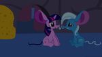  equine female feral friendship_is_magic horn horse mammal mouse my_little_pony navitaserussirus pony rodent transformation trixie_(mlp) twilight_sparkle_(mlp) 
