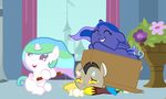  beavernator box candy discord_(mlp) draconequus equine female feral friendship_is_magic hi_res horn horse male mammal my_little_pony pony princess princess_celestia_(mlp) princess_luna_(mlp) purple_eyes red_eyes royalty smile winged_unicorn wings young 