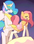  animated bit_gag cutie_mark dickgirl doxy duo equine female feral fluttershy_(mlp) friendship_is_magic from_behind gag horn horse intersex legwear mammal my_little_pony pegasus penis pony princess princess_celestia_(mlp) royalty saddle sex thigh_highs winged_unicorn wings 