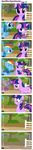  blue_fur camera comic cutie_mark dialog english_text equine female fence feral friendship_is_magic fur hair horn horse mammal multi-colored_hair my_little_pony navitaserussirus outside pegasus pony purple_eyes purple_fur purple_hair rainbow_dash_(mlp) rainbow_hair text tree twilight_sparkle_(mlp) unicorn wings 