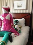  ass bed cosplay lowres photo power_rangers sex super_sentai thumbs_up what 