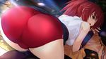  ass bloomers onigirikun pastel_chime pastel_chime_bind_seeker ponytail red_hair shishioka_mari 