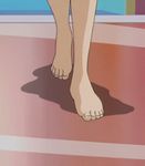  animated animated_gif barefoot child feet green_hair lowres mizuki_kotori_(yuu-gi-ou_zexal) official_art screencap swimsuit toes yu-gi-oh! yuu-gi-ou_zexal 