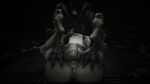 2025 3d_(artwork) after_anal after_sex alien alien_(franchise) bag_over_head balls big_butt bodily_fluids body_hair butt chest_hair cum cum_drip cum_dripping_from_ass cum_in_ass cum_inside digital_media_(artwork) dripping duo eyeless feet flaccid genital_fluids genitals hand_on_butt hands_behind_head human humanoid humanoid_genitalia humanoid_penis interspecies legs_up male male/male mammal monochrome muscular muscular_human muscular_male nipples nude paper_bag penis penis_on_shoulder rayhuma source_filmmaker_(artwork) spread_butt spreading submissive submissive_human submissive_male thick_thighs xenomorph