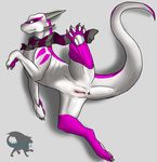  akira akira_(dragon) anus claws digitigrade dragon female feral hi_res hindpaw horn laying_on_side looking_at_viewer lying nude on_side pawpads paws pink pink_body pink_eyes pink_markings plain_background presenting pussy raised_leg scalie scarf soles solo spread_legs spreading suggestive toes white white_body wyldfire wyldfire7 
