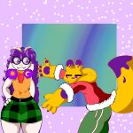 1:1 allanhu3 anthro bovid caprine duo foxyz goat hi_res humanoid male male/male mammal rain_world slugcat slugcat_humanoid videocult