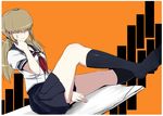  blonde_hair collarbone hair_over_eyes long_hair minarai photokano puffy_sleeves school_uniform short_sleeves smile solo uchida_yuuko 