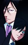  aqua_eyes ciel_phantomhive glasses kuroshitsuji purple_eyes sebastian_michaelis short_hair 