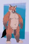 2025 absurd_res anthro arm_hair arm_tuft armpit_hair balls barazoku belly_hair belly_tuft biceps big_balls big_penis blonde_hair blue_background body_hair border burrserk canid canine chest_hair deltoids dimple ear_piercing elbow_tuft flaccid forearm_hair forearms foreskin fox front_view genitals grin grinning_at_viewer hair hairy happy_trail hi_res leg_hair leg_tuft looking_at_viewer male mammal manly mature_male musclegut muscular muscular_arms muscular_legs navel nipples nude pecs penis piercing presenting pubes saggy_balls shoulder_hair shoulder_tuft simple_background sinclair_(wolfenxlr) slightly_chubby smile solo stubble triceps tuft white_border