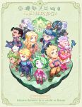  3girls 6+boys armor beard black_gloves black_hair black_pants blonde_hair blue_armor blue_cape blue_eyes blue_tank_top boots breasts brown_eyes brown_pants cape celes_chere chibi chibi_only cleavage closed_mouth cyan_garamonde dobermann dog dress earrings edgar_roni_figaro facial_hair final_fantasy final_fantasy_vi gau gloves gold_trim green_hair grin hair_between_eyes hair_ornament hand_on_own_chest hat headscarf holding holding_sword holding_weapon interceptor_(ff6) jewelry light_smile locke_cole low_ponytail mask medium_breasts mouth_mask multi-tied_hair multiple_boys multiple_girls muscular ninja ninja_mask old old_man onemegawatt own_hands_together pants pink_cape ponytail red_boots red_dress red_hat relm_arrowny sabin_rene_figaro scar scar_across_eye scar_on_face setzer_gabbiani shadow_(ff6) shoulder_armor sideburns smile strago_magus stubble sword tank_top teeth terra_branford umaro weapon white_hair yellow_pants 