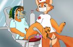 anal anal_penetration anesthesia anthro anus aphrodisiac asphyxiation bodi_(rock_dog) breath_play canid canine canis clothing darma_(rock_dog) dental_chair dildo domestic_dog drugged duo eye_roll female foreskin fox gas_mask genitals hat headgear headwear hi_res hospital hospital_gown humanoid_genitalia humanoid_penis jackelhaze laughing_gas lionsgate livestock_guardian_dog male male/female male_penetrated mammal mask medical medical_instrument molosser mountain_dog nitrous nurse_clothing nurse_hat nurse_headwear nurse_uniform object_in_ass oxygen_mask oxygen_tank pastoral_dog pegging penetration penis rock_dog scientific_instrument sedated sedative sex sex_toy sex_toy_in_ass sex_toy_insertion sex_toy_penetration strapon substance_intoxication surgical_mask tibetan_mountain_dog toying_partner uniform