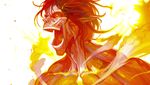  bad_id bad_pixiv_id bright_pupils exposed_muscle heat highres ladic male_focus messy_hair monster open_mouth red_eyes roaring rogue_titan shingeki_no_kyojin solo steam teeth white_background white_pupils 