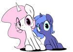  animated blue_eyes blue_hair cub duo equine female feral friendship_is_magic hair horn horse mammal my_little_pony pink_eyes pink_hair plain_background pony princess princess_celestia_(mlp) princess_luna_(mlp) royalty sibling transparent_background winged_unicorn wings young zev 