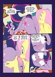  anthrofied blue_eyes bound comic cutie_mark dialog english_text equine female flanks fluttershy_(mlp) friendship_is_magic fur hair horn horse interest lesbian long_hair mammal multi-colored_hair my_little_pony pegasus pink_hair pony purple_eyes purple_fur pussy rope spread_pussy spreading text twilight_sparkle_(mlp) unicorn wings yellow_fur 