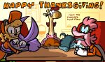 american_opossum anotherartboy anthro apron avian bird blue_body blue_fur bodily_fluids braces bubble casual_clothes casual_clothing cheetah chuckles_panglin clothed clothed_anthro clothed_female clothed_male clothing eyewear felid feline female fully_clothed fully_clothed_anthro fully_clothed_female fully_clothed_male fur galliform giraffe giraffid glasses gloves group grudge_labunny gustava_collolungo handwear hi_res holidays hug lagomorph leporid lizzy_rattington male mammal marsupial pangolin phasianid pink_body pink_fur purple_body purple_fur rabbit sharp_teeth sleeping smile snot snot_bubble spazz_mccheetah teeth thanksgiving turkey virginia_opossum yellow_body yellow_fur
