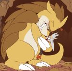 2019 anthro biped blush blush_lines bodily_fluids buckteeth cave claws countershade_face countershade_torso countershading duo eye_contact eyebrows female finger_claws fuf generation_1_pokemon generation_8_pokemon grin head_tuft heart_symbol hi_res holding_another hug inside larger_female looking_at_another male male/female multicolored_body nervous nintendo open_mouth pokemon pokemon_(species) raboot sandslash side_view size_difference smaller_male smile sweat teeth toe_claws tongue tuft two_tone_body white_body white_countershading yellow_body