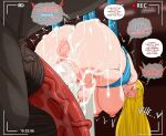 absurd_res after_sex after_vaginal animal_genitalia animal_penis anus arms_tied artist_name bestiality big_breasts big_butt big_penis blonde_hair bodily_fluids bound breasts butt cum cum_from_pussy cum_in_pussy cum_inside english_text equid equine equine_genitalia equine_penis fake_face_(artist) female feral gaping gaping_pussy genital_fluids genitals hair hi_res horse huge_butt huge_penis humanoid humanoid_pointy_ears hylian hyper hyper_genitalia hyper_penis imminent_sex legs_tied light_body light_skin long_ears long_hair male mammal nintendo nude penis pointy_ears princess_zelda pussy rear_view solo suspension text the_legend_of_zelda watermark