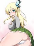  1girl ass blonde_hair boku_wa_tomodachi_ga_sukunai breasts chance_maker highres kashiwazaki_sena large_breasts looking_back solo 