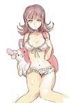  bad_id bad_pixiv_id bikini danganronpa flipped_hair hair_ornament hairclip jenny_(praesepe) monomi_(danganronpa) nanami_chiaki navel pink_eyes pink_hair super_danganronpa_2 swimsuit 