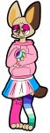 alpha_channel anthro apron aroused bedroom_eyes bite canid canine canis chihuahua clothing domestic_dog femboy fur furaffinity furaffinity_redirect gorezlut greg_(serp-i-molod) hi_res legwear lgbt_pride mammal narrowed_eyes pink_clothing pink_sweater pink_topwear pride_color_clothing pride_colors seductive simple_background stockings sweater tan_body tan_fur tongue tongue_bite topwear toy_dog transparent_background