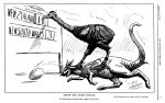 1907 20th_century absurd_res ambiguous_gender ancient_art avian ball biped bird black_and_white boots caption clothing dated duo feral footwear hat headgear headwear hi_res john_blomfield kangaroo lying macropod mammal marsupial moa_(bird) monochrome new_south_wales new_zealand ratite recently_extinct_species rugby rugby_ball rugby_shirt rugby_uniform scoreboard shoes signature standing standing_on_another