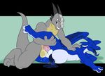  abdominal_bulge anal anal_penetration balls bloo blue_body blue_dragon blue_penis blue_tongue chubby claws cum cum_in_ass cum_inflation cum_inside digitigrade dragon dripping erection excessive_cum eyes_closed firondraak gay grey_body hands-free horn humanoid_penis inflation lying male nude on_side open_mouth orgasm penetration penis saliva sex talash toes tongue tongue_out wings 