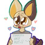 anthro anthrofied blush blush_lines canid canine canis chihuahua domestic_dog english_text fur furaffinity furaffinity_redirect gorezlut greg_(serp-i-molod) heart_symbol hi_res holding_object holding_paper lgbt_pride male mammal paper pride_color_background pride_colors simple_background solo tan_body tan_fur text toy_dog