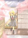  air blonde_hair blue_eyes engrish kamio_misuzu kayune_niu ranguage school_uniform solo 