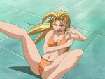  bikini blonde_hair furinji_miu long_hair shijou_saikyou_no_deshi_ken'ichi solo swimsuit 