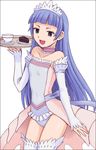  bangs blue_hair blunt_bangs cosplay kannagi long_hair maid nagi orebalgum solo thighhighs 