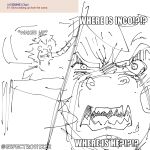 1:1 2025 4chan anthro baryonyx bed cavemanon_studios dialogue dinosaur english_text espectro111222 female front_view furniture hair hi_res hospital_bed i_wani_hug_that_gator image_comics invincible_(image_comics) mask medical_instrument meme monochrome olivia_halford open_mouth oxygen_mask prehistoric_species reptile scalie scientific_instrument sharp_teeth short_hair sketch solo spinosaurid teeth text theropod