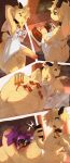 5_panel_comic absurd_res anthro apron apron_only ball_sniffing balls big_butt big_penis bodily_fluids bovid butt caprine clothing comic detailed_background duo femboy genitals goat hi_res humanoid_genitalia humanoid_penis male male/male mammal milkesheique penis rear_view sniffing submissive submissive_anthro submissive_male sweat sweaty_balls sweaty_body sweaty_butt sweaty_genitalia sweaty_legs sweaty_thighs thick_thighs wide_hips yellow_body
