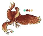  avian female feral firala phoenix solo wings 