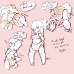  2020 anthro archived_source arms_bent bell bell_collar big_nipples blush blush_lines bodily_fluids bondage_gear bondage_gloves bovid breasts butt caprine clothing clothing_pull cloven_hooves collar dialogue diaper diaper_hood diaper_in_face diaper_pull diaper_sniffing disembodied_hand duo english_text female floppy_ears fur genital_fluids golden_shower hair hand_on_breast handwear heart_symbol hooves june_(jintally) looking_back looking_pleasured lynhug_bb mammal mostly_offscreen_character nipples peeing peeing_on_another pink_background porta_puppy praise punishment sharing_diaper sheep short_tail simple_background sketch_page sniffing solo_focus speech_bubble stink_fumes tail text tied_hair unclean_diaper urine urine_stream used_diaper watersports wet_diaper wetting wetting_diaper wool_(fur) 