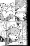  canine comic dog gay japanese_text male mammal overweight red_panda sex takaki_takashi text 