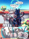 absurd_res alolan_form alolan_vulpix balls berr blue_eyes blush canid canine chair close-up dialogue duo ear_piercing egg egg_insertion fangs feral forked_tail fox furniture generation_7_pokemon genitals hi_res infestation infesticles lying male male/male mammal medical_instrument multi_tail nintendo on_back oviposition parasite penetration penis pickynickit piercing pokemon pokemon_(species) pokemon_center red_eyes regional_form_(pokemon) scientific_instrument shaking shivering slime small_penis sol_star sterilization stethoscope tail teeth unusual_anatomy unusual_tail urethral urethral_penetration