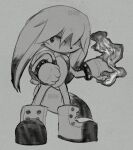 2025 anthro backpack bangs big_ears boots bracelet cheek_tuft clothing digital_drawing_(artwork) digital_media_(artwork) ear_tuft elemental_manipulation english_text facial_tuft fakesigss footwear gloves greyscale handwear hi_res idw_publishing jewelry kitsunami_the_fennec looking_at_viewer male monochrome sega shoes sketch solo sonic_the_hedgehog_(comics) sonic_the_hedgehog_(idw) sonic_the_hedgehog_(series) text tuft twitter_handle water water_manipulation