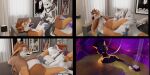 3d_(artwork) angie(angie_spangie) angie_spangie anthro comic digestion digital_media_(artwork) group hi_res internal male male/male nintendo nintendo_entertainment_system soah taur trio vore