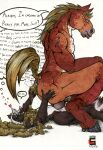 animal_genitalia animal_penis anus balls big_balls big_penis black_body black_fur blissful bodily_fluids butt colored_feces crouching crowning_feces curtain_(character) dialogue english_text equid equine equine_anus equine_genitalia equine_penis fart fart_cloud feces feces_on_arm feces_on_body feces_on_chest feces_on_ground feces_on_hand feces_pile fur genitals green_feces grey_eyes hand_on_butt hand_on_feces heart_symbol hi_res holding_feces horse horse_ears horse_tail lying male male/male mammal mephitid nude on_back penis pink_nose poop_crowning pooping pooping_on_another pooping_on_partner raised_tail relaxed_expression scatplay sewercroc simple_background skunk squatting_pose sweat sweaty_balls sweaty_butt sweaty_genitalia tail text thinking_about_food thought_bubble thoughts traditional_media_(artwork) unusual_feces white_background white_body white_fur