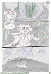 2025 absurd_res admiration admiring adventure adventurer amby_(dragon) ambysweetdragon anthro armor black_and_white blush butt cave chair clapping clothing comic crowd dialogue digital_drawing_(artwork) digital_media_(artwork) dragon dungeon dungeons_and_dragons english_text fantasy female furniture group hasbro hero hi_res imagination kobold liana_(plant) looking_at_another melee_weapon monochrome monument muscular mythological_creature mythological_scalie mythology onomatopoeia open_door patreon pillar plant rock scalie sculpture short_stack sketch slashing sound_effects sparkles star_eyes statue stone_floor stone_wall sword tail tavern text throne wall_(structure) weapon wings wizards_of_the_coast