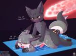 absurd_res anal anal_penetration animal_genitalia animal_penis anthro blush bodily_fluids canine_genitalia canine_penis claws cum cum_inside cum_on_body cumshot dragon duo ejaculation entwined_tails eyes_closed fangs fur fur_markings furred_dragon furred_scalie genital_fluids genitals heart_symbol hi_res iradeon lying male male/male markings mythological_creature mythological_scalie mythology nuclear54_(character) penetration penis scalie sean_(senz) senz shaking tail tail_coil teeth text thrusting tongue tongue_out trembling x-ray_view yoga_mat