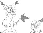 2025 accessory anthro bandai_namco claws digimon digimon_(species) domestic_cat duo ear_piercing ear_ring ear_tuft fangs felid feline felis female fur furgonomics gatomon hair half-closed_eyes holding_jewelry holding_necklace holding_object jewelry mammal marcushunter meri_(gatomon_form) mostly_nude mouth_closed narrowed_eyes navel necklace nude open_mouth piercing ring ring_piercing signature standing tail tail_accessory tail_jewelry tail_ring tail_tuft taliah_(marcushunter) teeth tuft whiskers