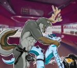 absurd_res anthro any_body auction balls barazoku big_penis bluedragon bodily_fluids canid canine canis coin comic couple_sex cum deer dragon dragon_hunt duo ejaculation extreme_size_difference femboy genital_fluids genitals gold_(metal) gold_coin gust_beaufort heart_symbol hi_res horn huge_penis hunter hybrid hyper hyper_genitalia hyper_penis jemmily jewelry lgbt macro magazine male male/male mammal mask messy micro muscular mythological_creature mythological_scalie mythology new_world_deer paws penis playing police pray reindeer scalie size_difference submissive tail thief wolf