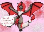 2019 accessory adobe_photoshop_(artwork) artist_logo bat_pony brown_eyes canada canada_day celebration colored digital_drawing_(artwork) digital_media_(artwork) ear_tuft earth_pony english_description english_text equid equine excited fan_character feathering female female_feral feral fireworks flying freckled_face freckles full-length_portrait fur furgonomics grey_freckles grey_hooves hasbro hearts_around_text hi_res holidays hooves horse hybrid light lighting logo long_mane long_tail looking_at_viewer mammal mane maple_frost_kanata membrane_(anatomy) membranous_wings multicolored_mane my_little_pony open_mouth open_smile pink_background pink_tongue pony portrait quadruped red_hair_tie red_hairband red_mane red_tail red_tailband red_wings shaded simple_background skywater smile smiling_at_viewer solo spread_wings tail tail_accessory tailband talking_to_viewer teeth text tongue tuft two_tone_mane two_tone_tail unguligrade white_mane wings yelling yelling_at_viewer