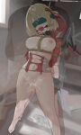  1boy 2girls absurdres arms_behind_back ball_gag bdsm blonde_hair bondage bottomless bound breasts brown_hair censored crossover cum cum_in_pussy cum_overflow dress english_commentary english_text gag gagged grey_dress hair_ribbon hetero highres indoors judgement_armband_(toaru) long_hair lycoris_recoil lycoris_uniform mosaic_censoring muffled multiple_girls navel nipples nishikigi_chisato one_bar_prison one_eye_closed rape red_dress red_eyes red_ribbon restrained ribbon saaal653 saliva second-party_source sex shibari shirai_kuroko short_hair sound_effects standing standing_sex teeth toaru_kagaku_no_railgun toaru_majutsu_no_index torn_clothes torn_dress two-tone_dress upper_teeth_only 