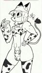 animal_print animal_print_bikini anthro armwear balls bell big_balls big_butt bikini bodily_fluids bulge butt canid canine chen_(foxchen) clothed clothing container cow_print cow_print_bikini cowbell cowbell_collar cum femboy fluffy fox foxchen fur genital_fluids genitals hair hairy handwear hat headgear headwear jar legwear lingerie male mammal milk orange_body pattern_bikini pattern_clothing pattern_swimwear penis pubes solo swimwear tail tail_tuft thick_thighs thong tuft two-piece_swimsuit underwear white_body white_fur